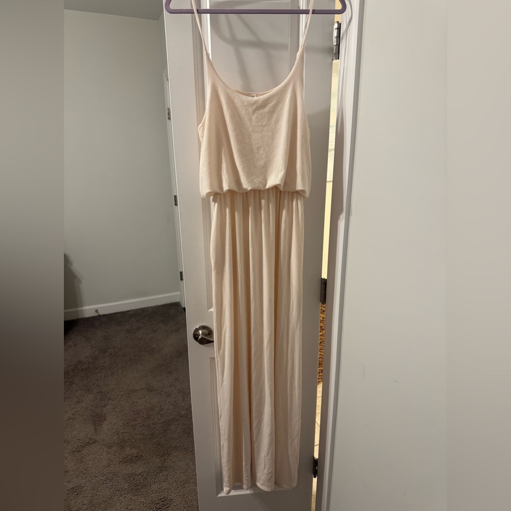 Zenana Outfitters Cream Maxi Dress